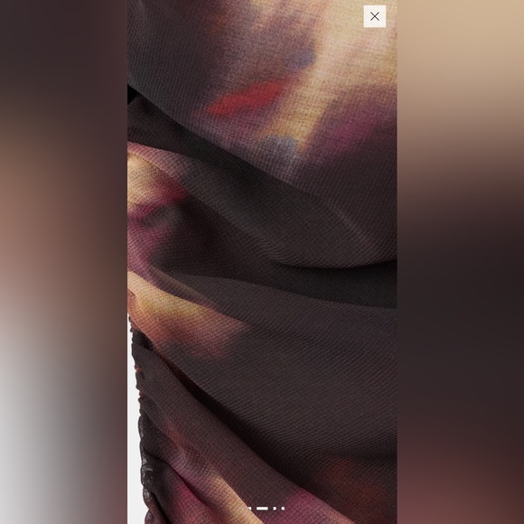 Mango Tie-dye Ruched Dress - Picture 7 of 8